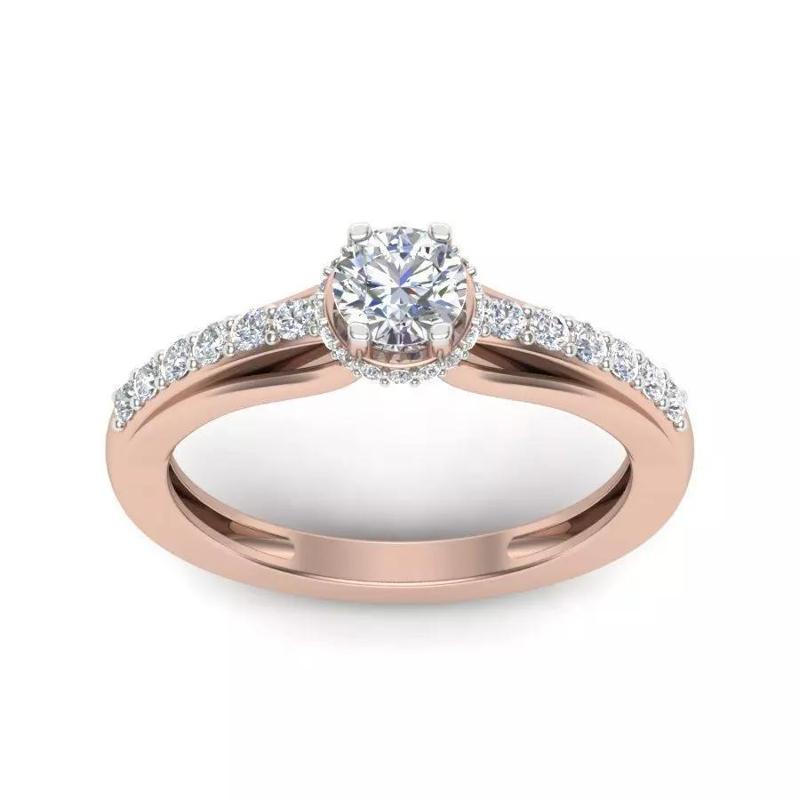 Diamond Trellis Engagement ring