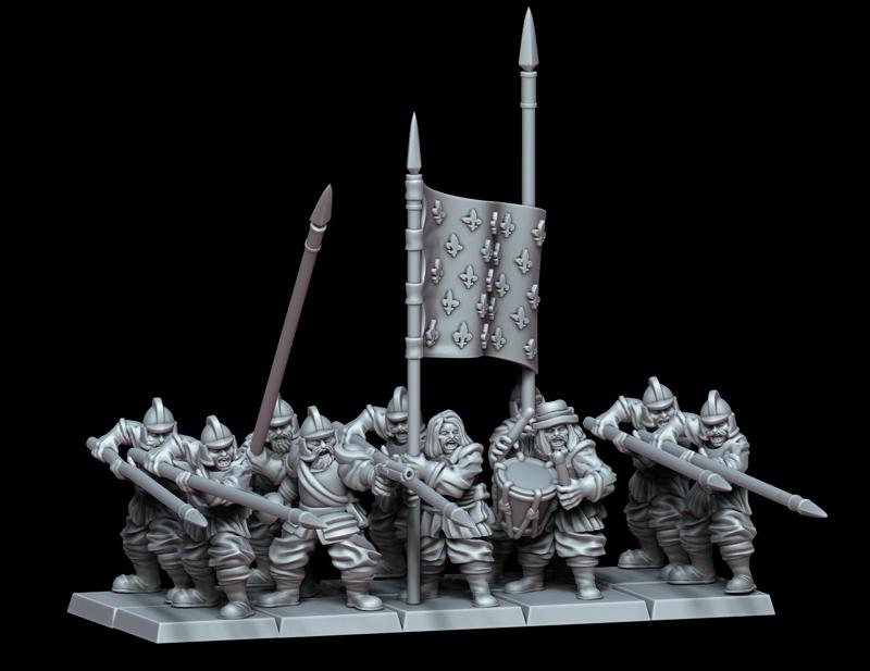 Regiment of pikemen