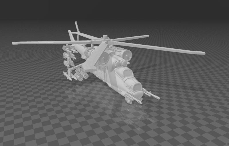 28mm Mi-24 Valkyrie Gunship Transport