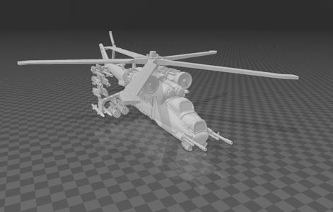 28mm Mi-24 Valkyrie Gunship Transport
