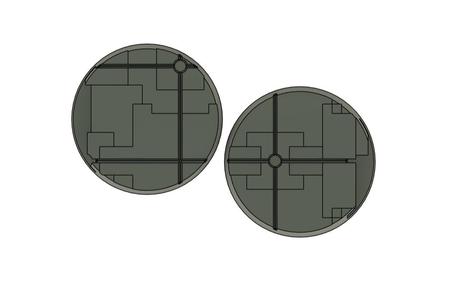 Tomb world 32mm bases Mk2 inc