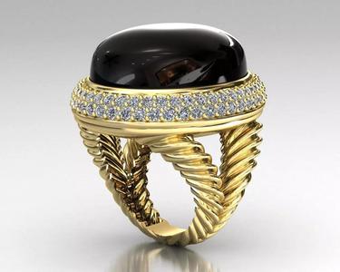 Diamond oval Ring