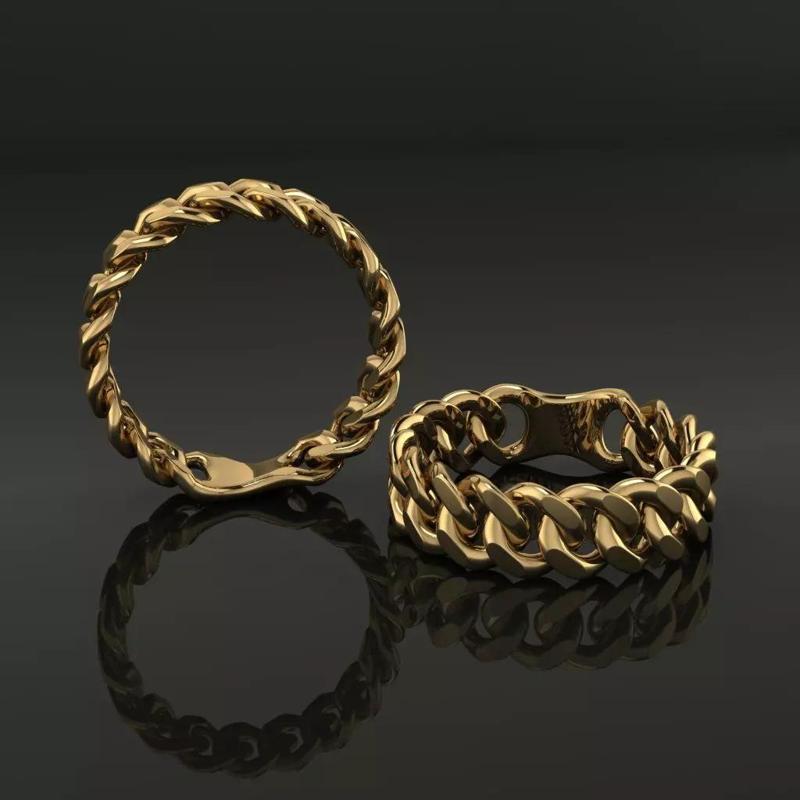 Cuban Link Bottom Fused Mix Size