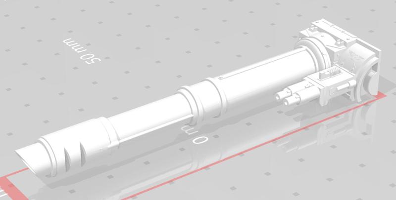 Stygies VIII Vanquisher Cannon and Coaxial Stormbolter