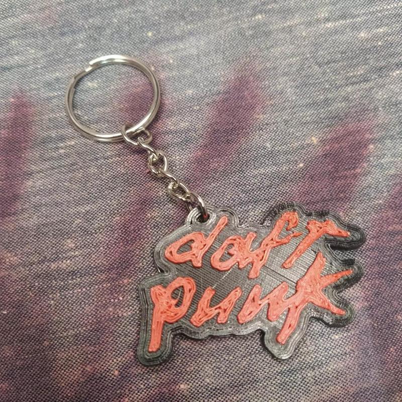 Daft Punk Keychain