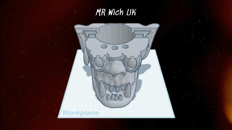 Ork Head Paint Wash Pot 01.