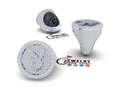 Custom Play Boy Ring - Championship Diamond Ring