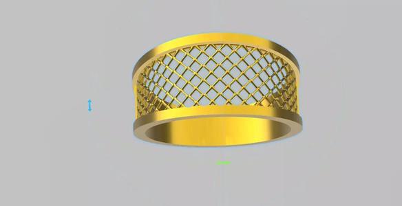 contemporary jali ring stl verified