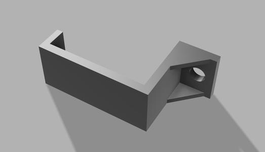 Under-counter cable holder - cable management, stable & space-saving