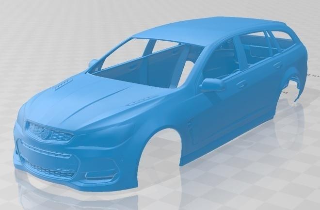 Holden Commodore VF Sportwagon SS V Redline 2015 Printable Body Car