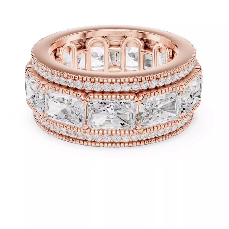 Solitaire Band Ring 3dm stl renders animation videos details