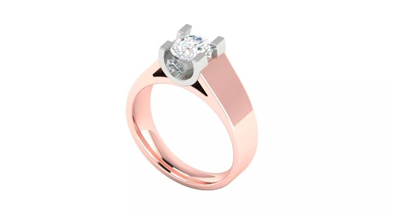 Solitaire Engagement Wedding Ring
