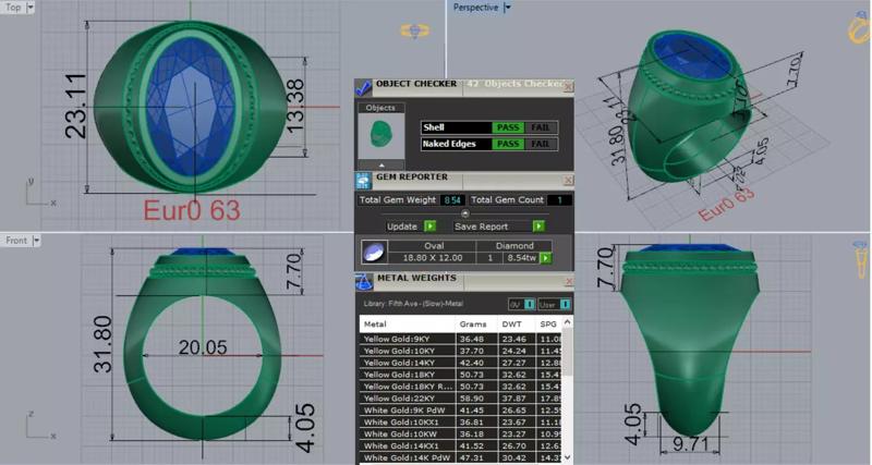 Large Size Mens Yellow Gold Ring Model with Black Stone mr0269