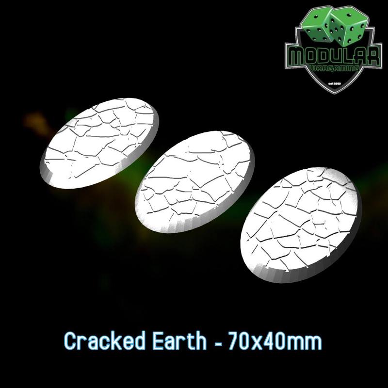 Cracked Earth - 70x40mm set