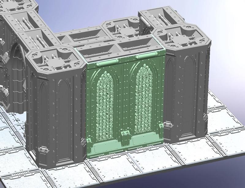 HIGH SKULL WALL ZONE MORTALIS 28MM