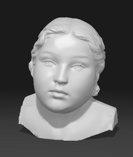 Bust of a virgin