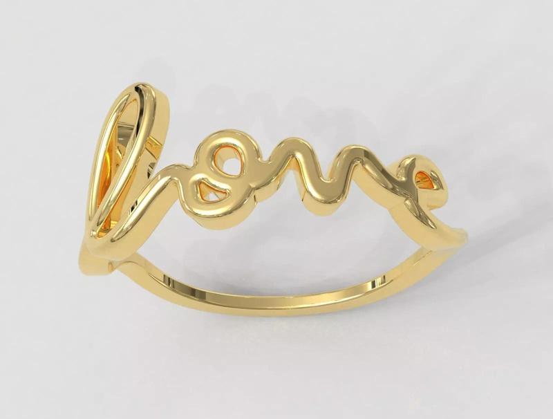 Love Word Ring