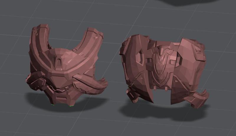 Halo Mega Construx/bloks mk vii full chest Helioskrill