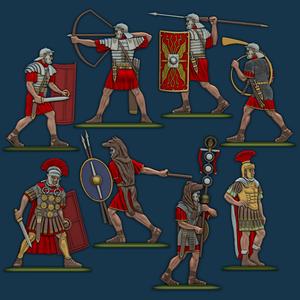 Roman Legionnaires (3D print models for FDM and RESIN printers)