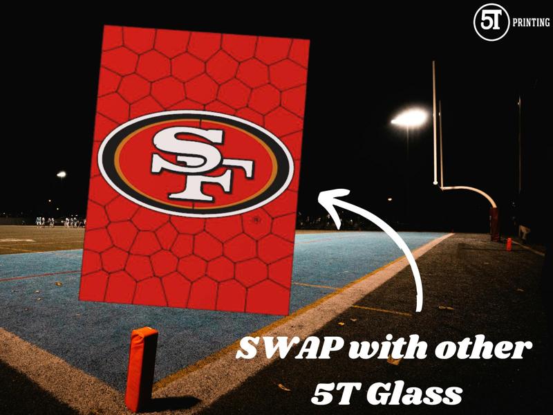 San Francisco 49ers Stained Glass Light Box