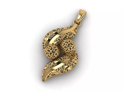 Women Pendant Ready STL 3DM Models Womens Necklace Lightweight