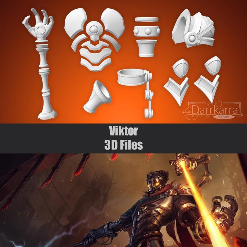 Viktor (old / 2011) League of Legends accessories STL files