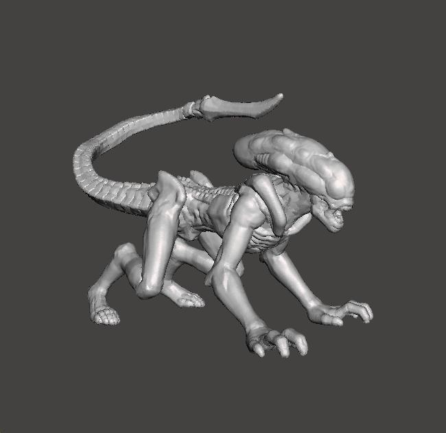 ALIENS BURSTER MINIATURE MODEL FOR SCIFI AND FANTASY GAMES RPG DND