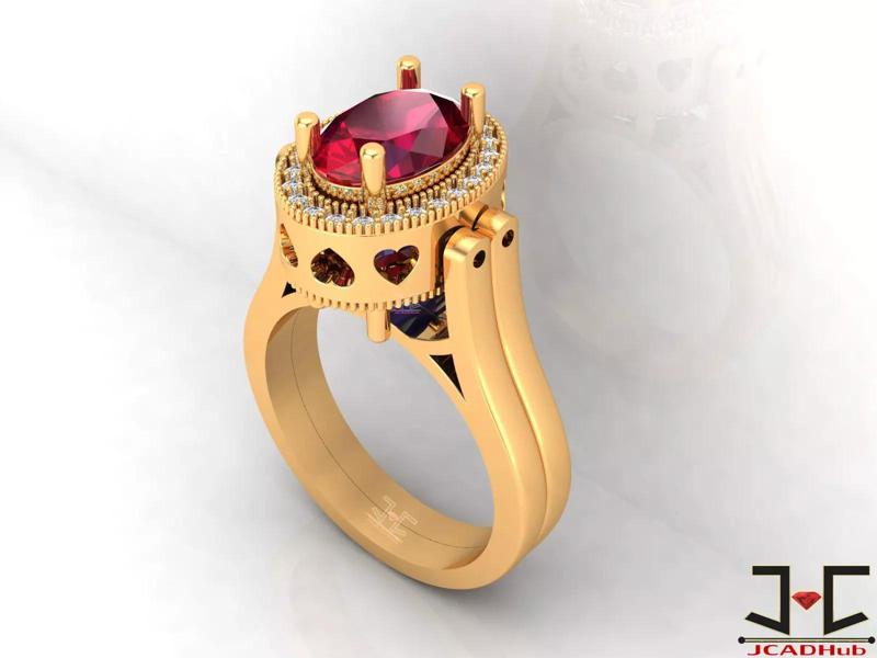 0258 - Flippable Ladies Ring - JCADHub