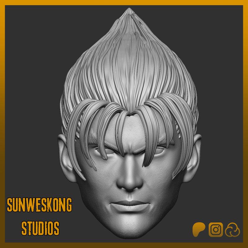 Tekken 7 Jin Kazama Neutral Headsculpt