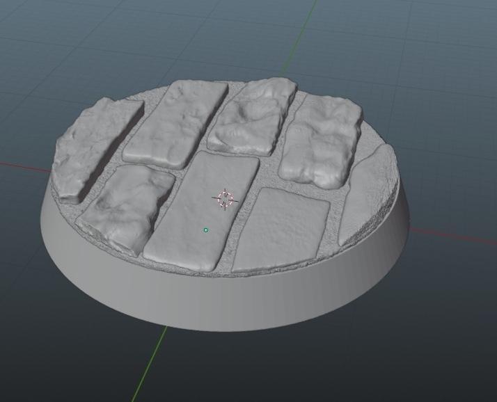 25mm City Cobblestone base