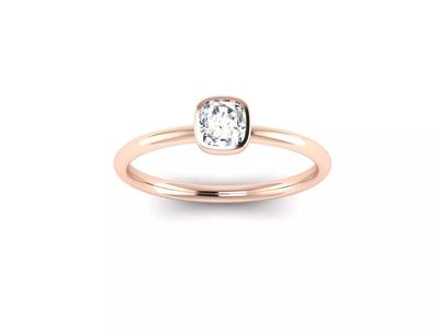 Engagement Solitaire ring Classic style