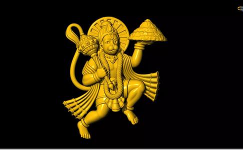 Hanuman 3D Printable Model