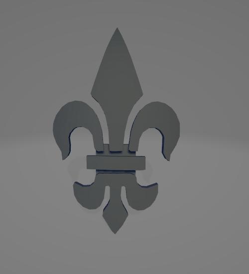 Red Templars Space Marine Icon Moulded 'Hard Transfer'