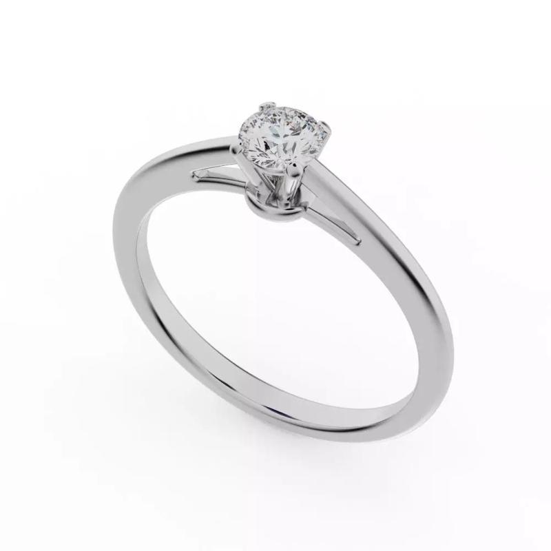 Engagement ring ready for 3D print