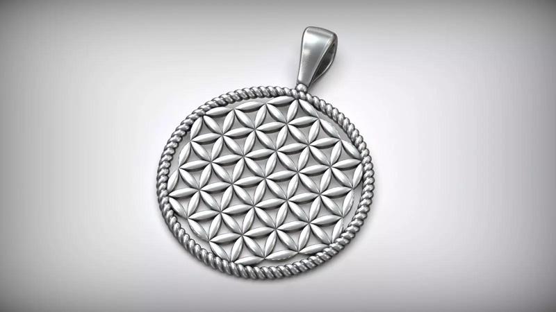Flower Of Life Sacred Mandala Symbol Talisman