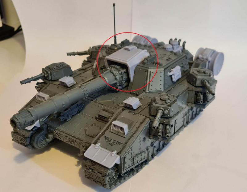 "Sword+Hammer" Gun Cover Baneblade DKOK Krieg