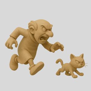 Gargamel and Azrael