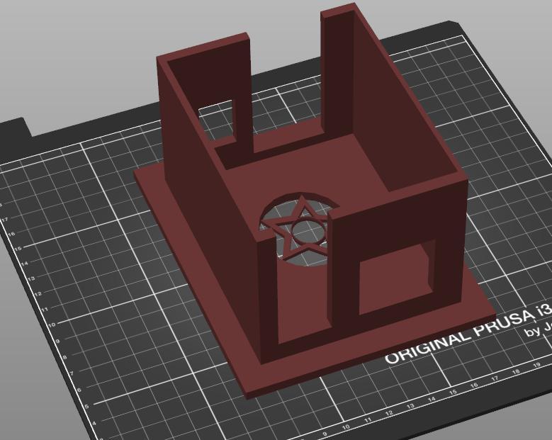 House with removable roof and skylight