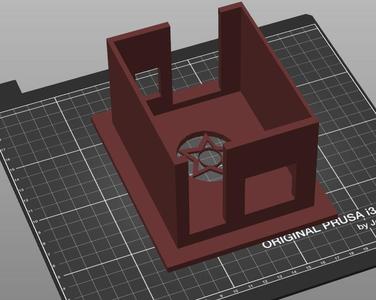 House with removable roof and skylight