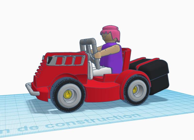 Ride-on mower ( PLAYMOBIL COMPATIBLE ) UNIQUE