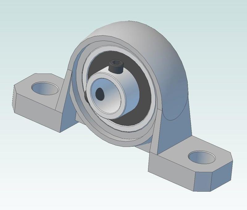 KP000 Pillow Block Bearing for 10mm Shaft