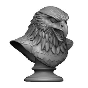 eagle head bust