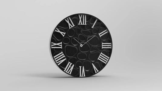 Wall clock 20 cm  deformed model