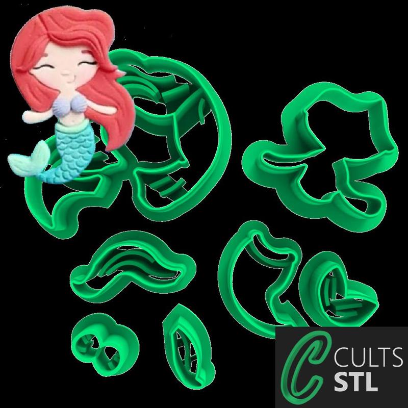 CORTADOR PEQUENA SEREIA - 5cm