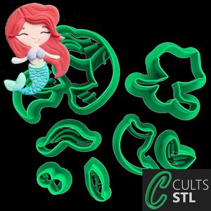 CORTADOR PEQUENA SEREIA - 5cm