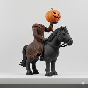 🐎 Halloween Headless Rider Funko Pop! - The Ghastly Galloper! (3D Print Ready!) 🎃