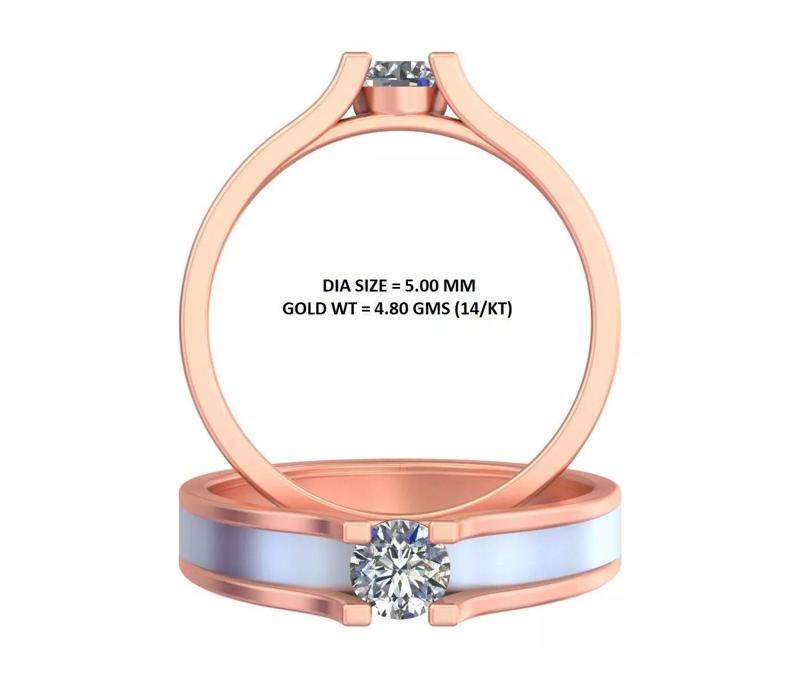 Simple And Elegant Diamond Ring GR-54