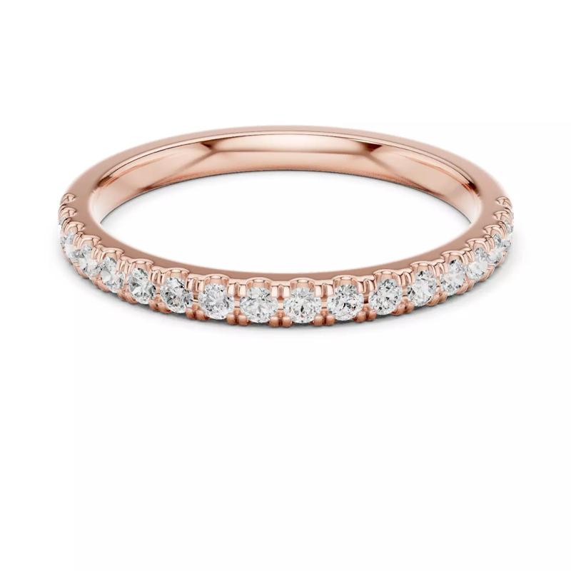 Half Eternity Round Diamond Wedding Band 3DM STL Video