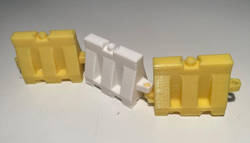 New Jersey plastic barrier