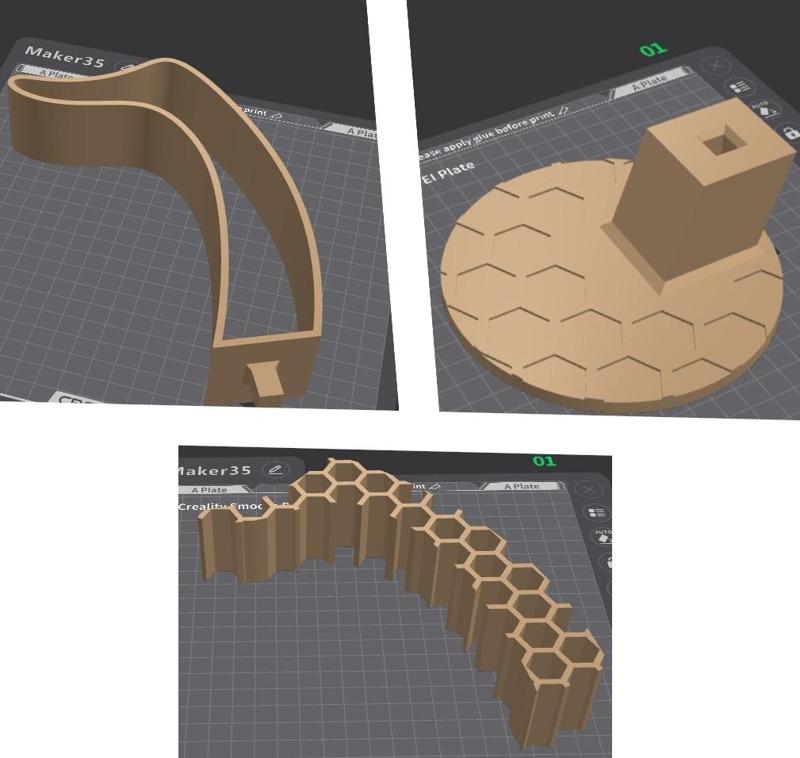 Helmet stand - Hexa stand